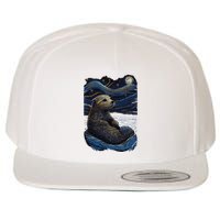 Otter Starry Night Wool Snapback Cap