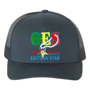 OES Star Necklace Order Of The Eastern Star Mother's Day Yupoong Adult 5-Panel Trucker Hat