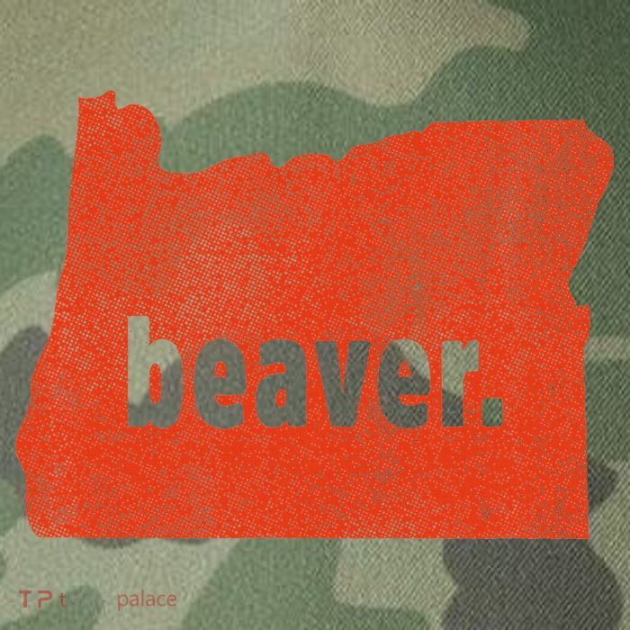 Oregon State Nickname Beaver Distressed Legacy Tie Dye Trucker Hat