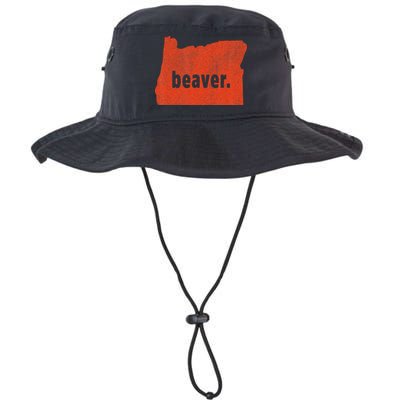 Oregon State Nickname Beaver Distressed Bucket Hat