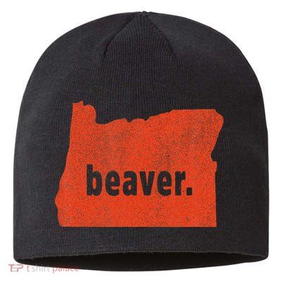 Oregon State Nickname Beaver Distressed Sustainable Beanie