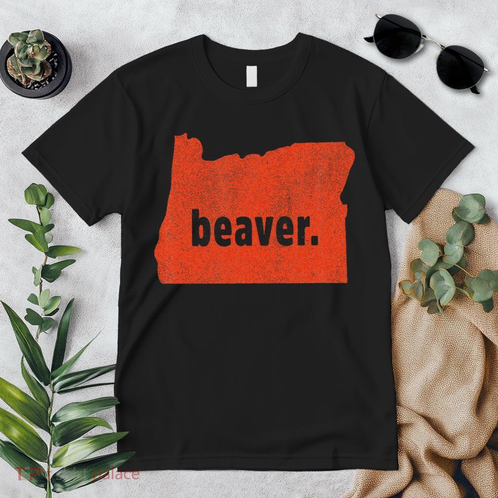Oregon State Nickname Beaver Distressed Premium T-Shirt