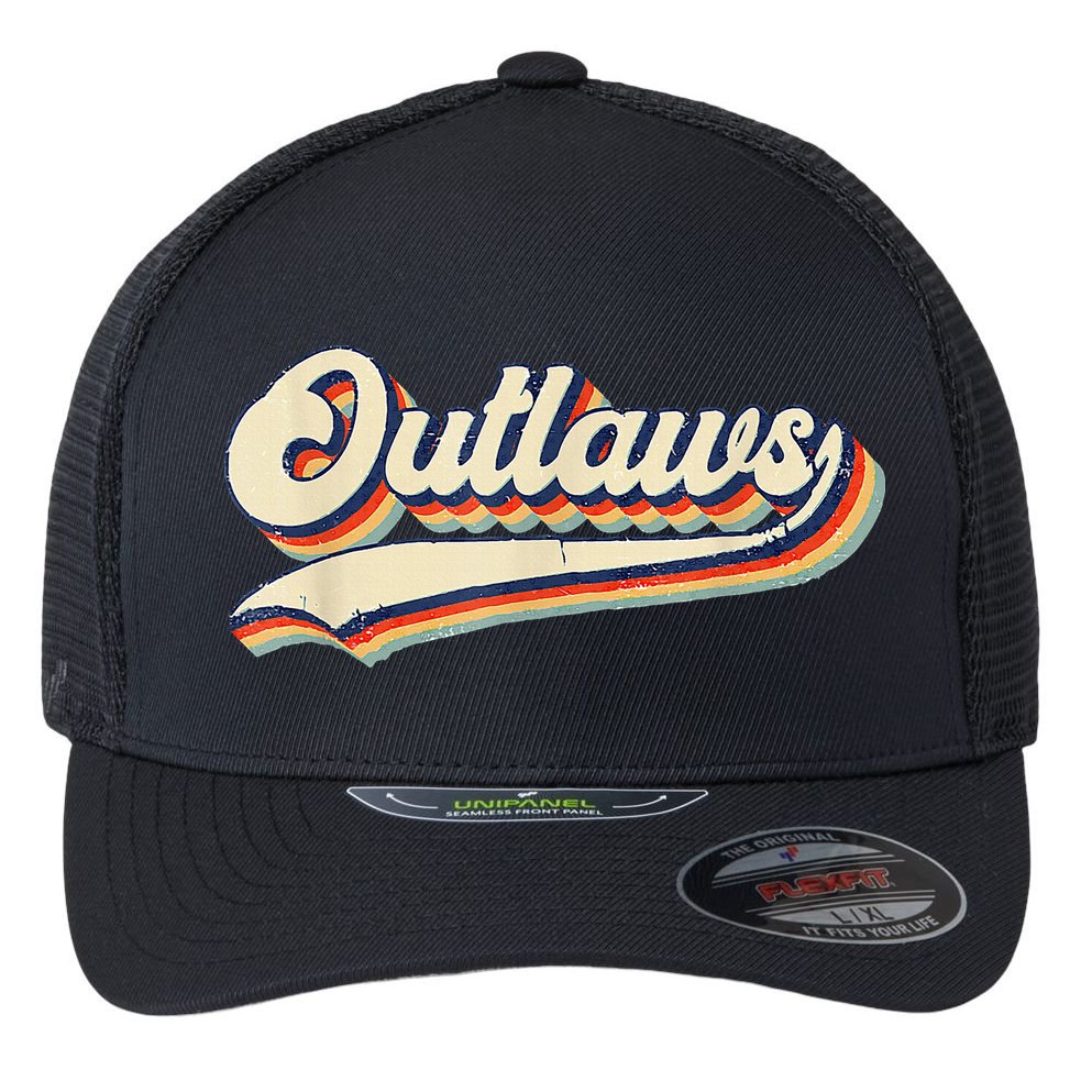 Outlaws Sports Name Flexfit Unipanel Trucker Cap