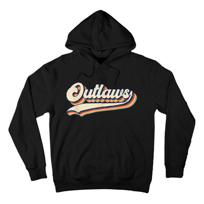 Outlaws Sports Name Hoodie