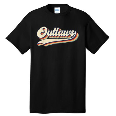 Outlaws Sports Name Tall T-Shirt