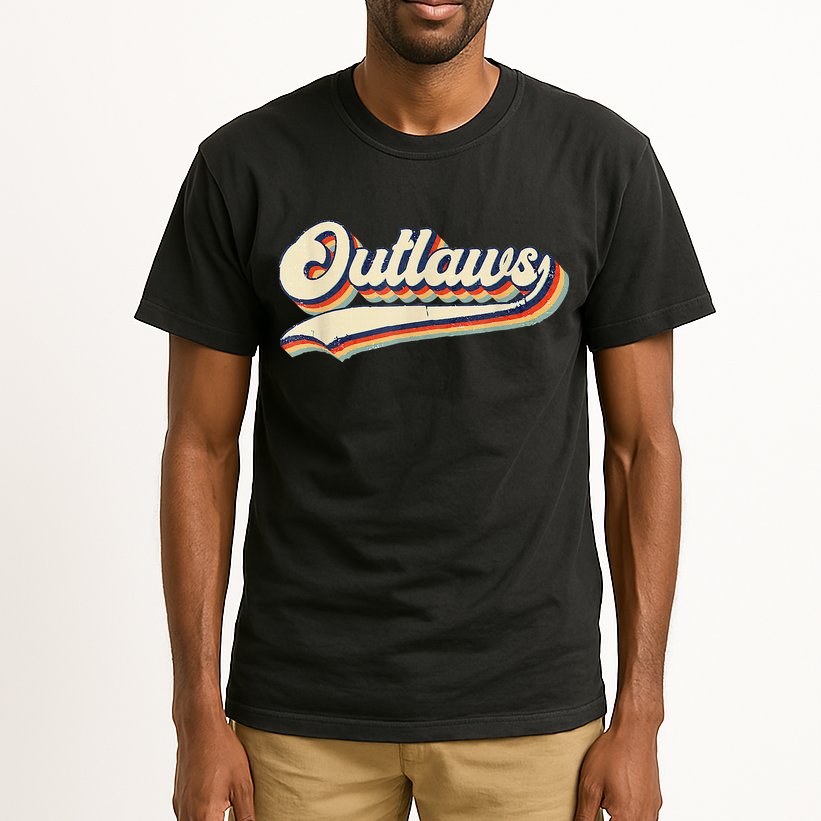 Outlaws Sports Name Tall T-Shirt