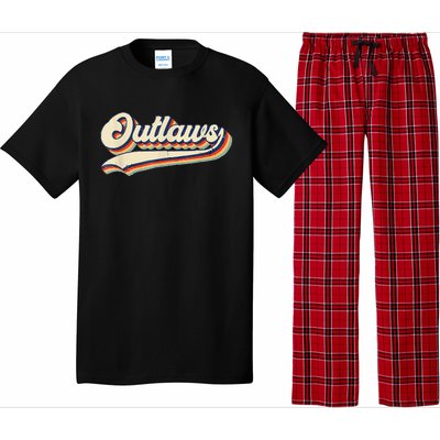 Outlaws Sports Name Pajama Set