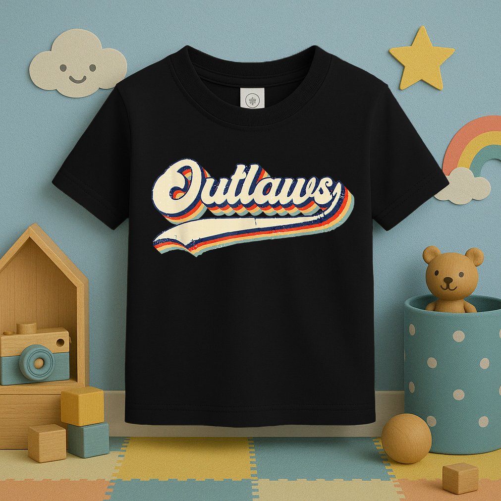 Outlaws Sports Name Toddler T-Shirt