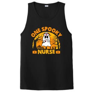 One Spooky Nurse Halloween Ghost Nurse Fall Scrub Rn Great Gift PosiCharge Competitor Tank