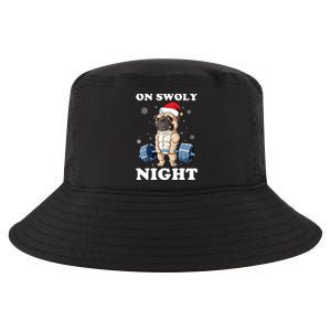 Oh Swoly Night Pug Dog Ugly Christmas Gym Weightlifting Gift Cool Comfort Performance Bucket Hat