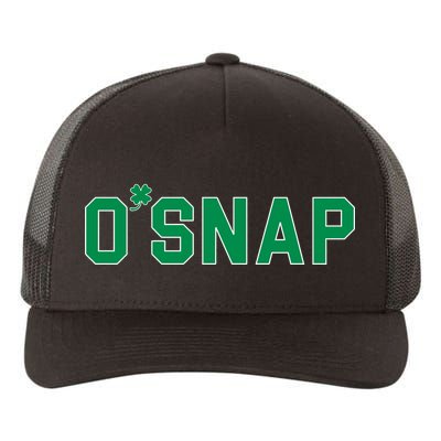 O'Snap Irish St. Patrick's Day Clover Yupoong Adult 5-Panel Trucker Hat