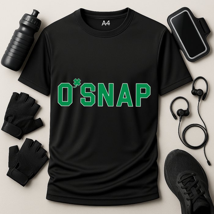 O'Snap Irish St. Patrick's Day Clover Cooling Performance Crew T-Shirt