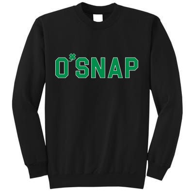 O'Snap Irish St. Patrick's Day Clover Sweatshirt