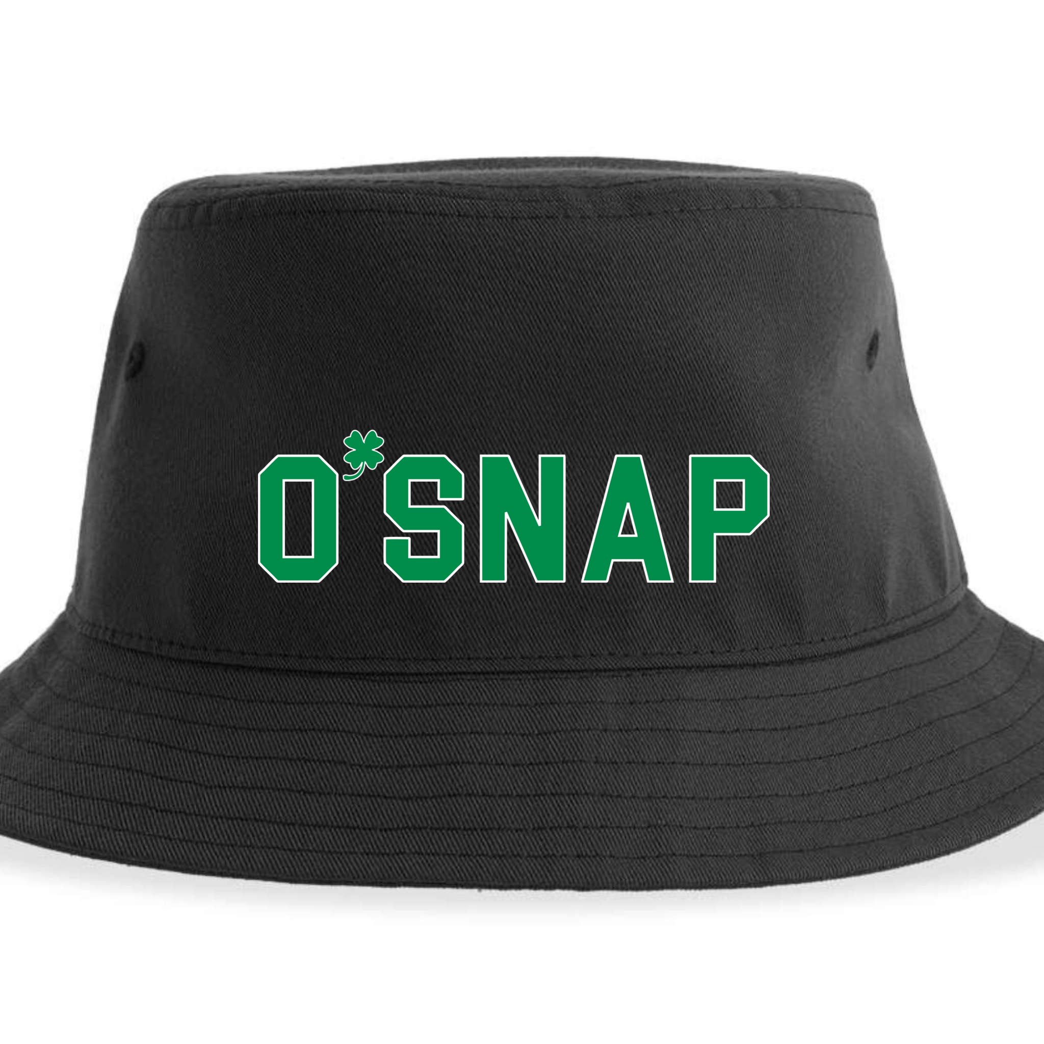 O'Snap Irish St. Patrick's Day Clover Sustainable Bucket Hat