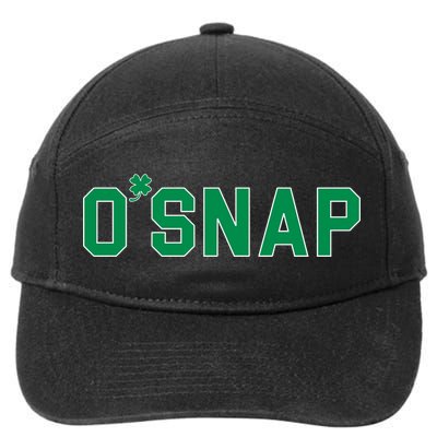 O'Snap Irish St. Patrick's Day Clover 7-Panel Snapback Hat