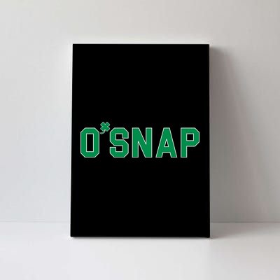 O'Snap Irish St. Patrick's Day Clover Canvas