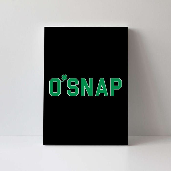 O'Snap Irish St. Patrick's Day Clover Canvas