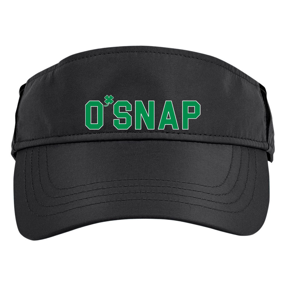 O'Snap Irish St. Patrick's Day Clover Adult Drive Performance Visor