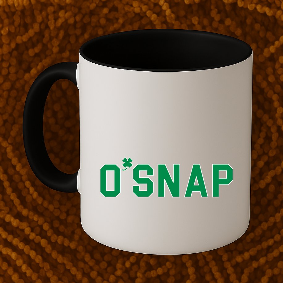 O'Snap Irish St. Patrick's Day Clover Mug