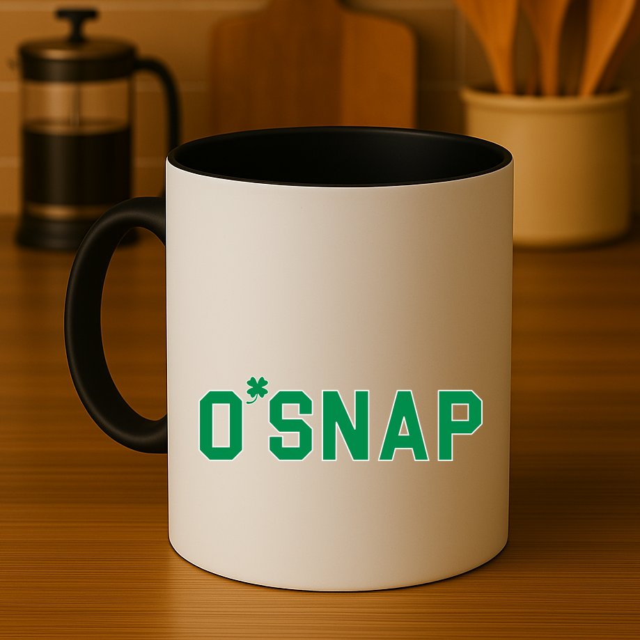 O'Snap Irish St. Patrick's Day Clover Mug