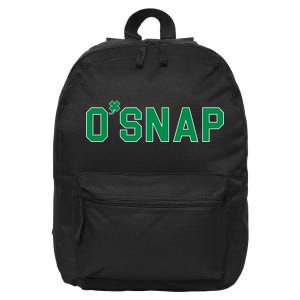 O'Snap Irish St. Patrick's Day Clover 16 in Basic Backpack