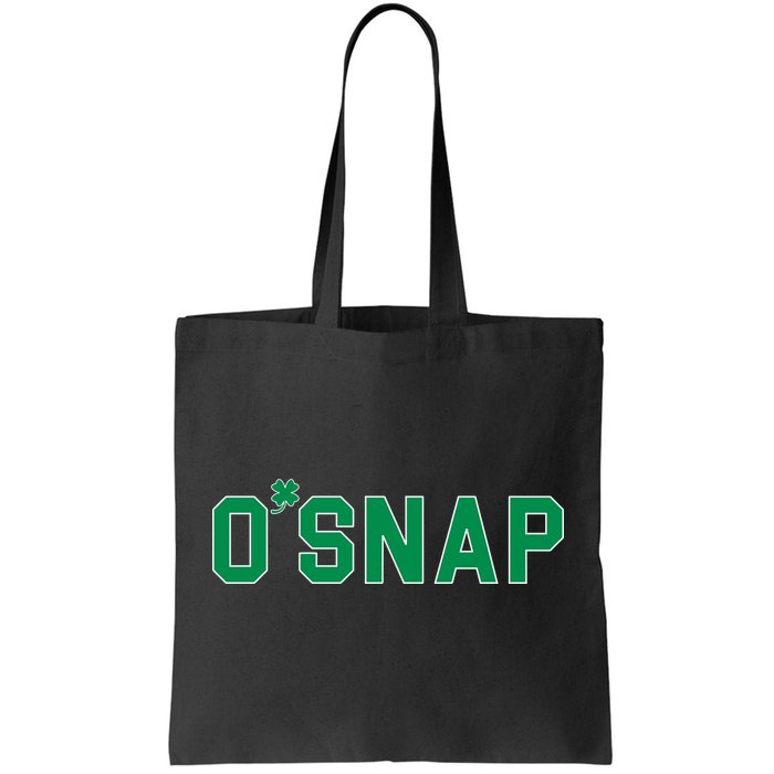 O'Snap Irish St. Patrick's Day Clover Tote Bag