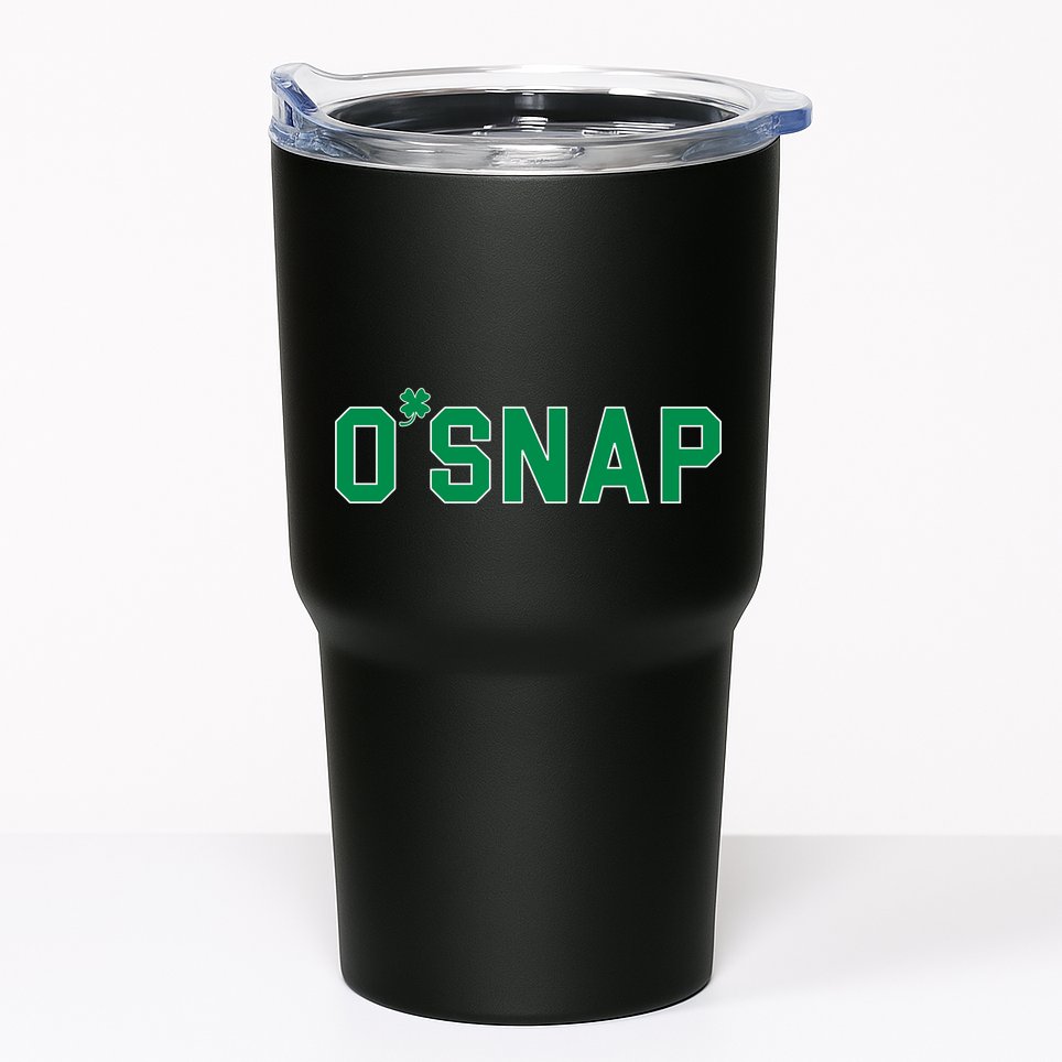 O'Snap Irish St. Patrick's Day Clover Tumbler