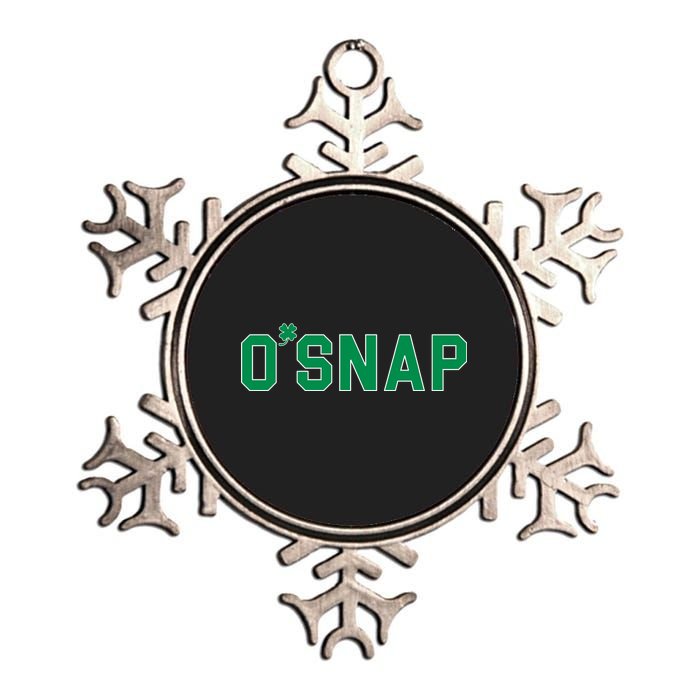 O'Snap Irish St. Patrick's Day Clover Metallic Star Ornament