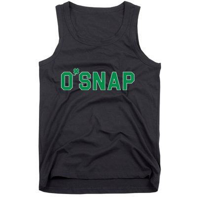 O'Snap Irish St. Patrick's Day Clover Tank Top