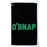 O'Snap Irish St. Patrick's Day Clover Golf Towel