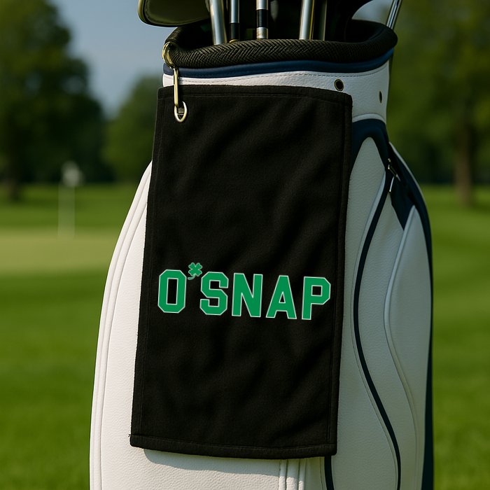 O'Snap Irish St. Patrick's Day Clover Golf Towel