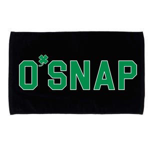 O'Snap Irish St. Patrick's Day Clover Microfiber Hand Towel