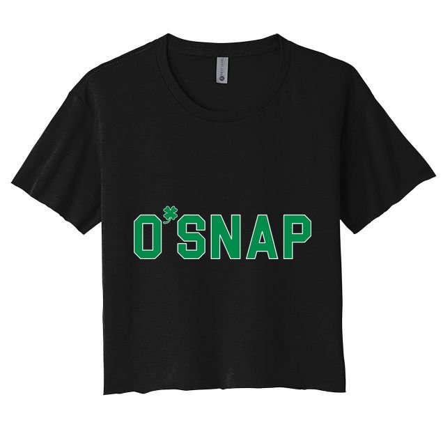 O'Snap Irish St. Patrick's Day Clover Crop Top