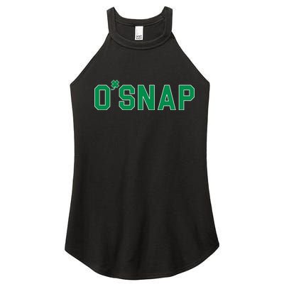 O'Snap Irish St. Patrick's Day Clover Women's Perfect Tri Rocker Tank