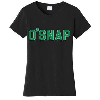 O'Snap Irish St. Patrick's Day Clover Women's T-Shirt