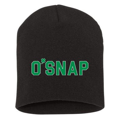 O'Snap Irish St. Patrick's Day Clover Short Acrylic Beanie