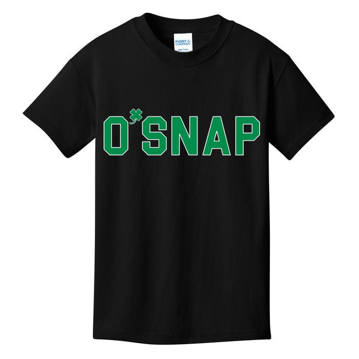 O'Snap Irish St. Patrick's Day Clover Kids T-Shirt