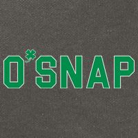 O'Snap Irish St. Patrick's Day Clover Cotton Canvas Backpack