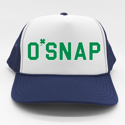 O'Snap Irish St. Patrick's Day Clover Trucker Hat