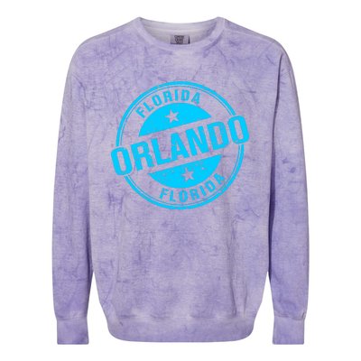 Orlando Stamp Colorblast Crewneck Sweatshirt