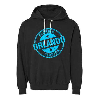 Orlando Stamp Garment-Dyed Fleece Hoodie
