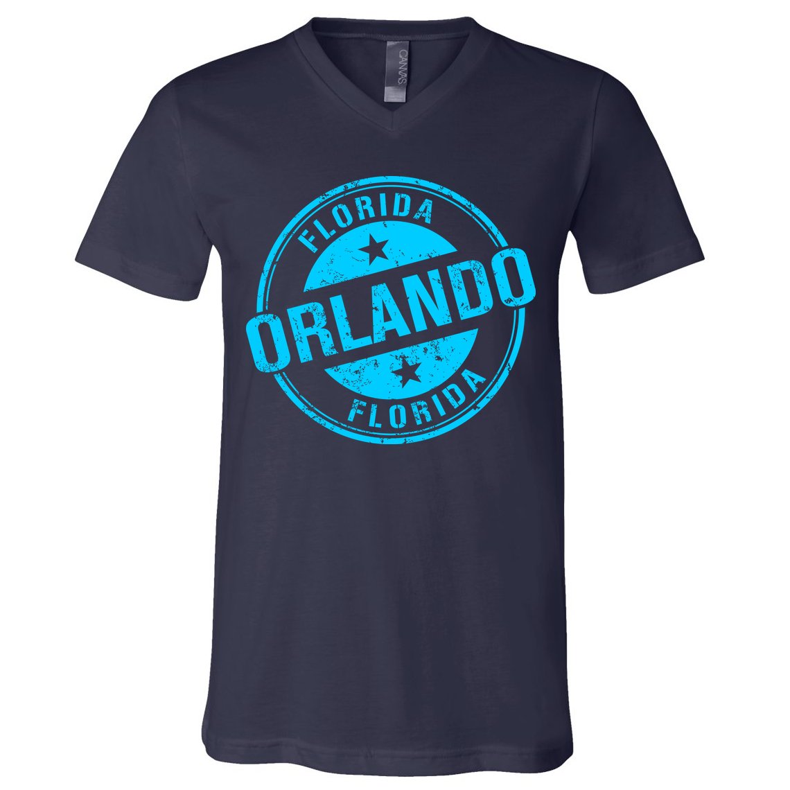 Orlando Stamp V-Neck T-Shirt