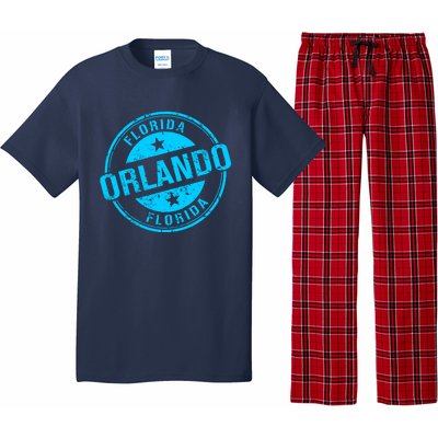 Orlando Stamp Pajama Set