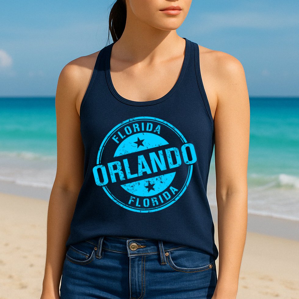 Orlando Stamp Womens Tank Top