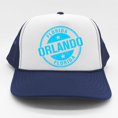 Orlando Stamp Trucker Hat