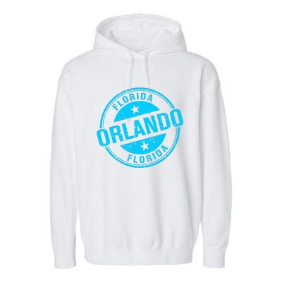 Orlando Stamp Garment-Dyed Fleece Hoodie