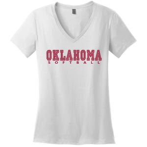 Oklahoma Softball Women's V-Neck T-Shirt