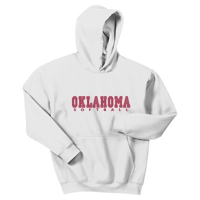 Oklahoma Softball Kids Hoodie