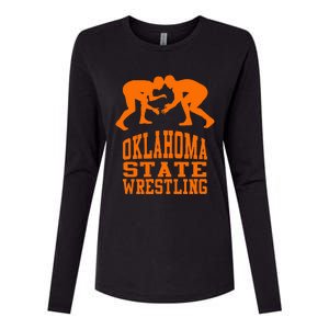 Oklahoma S.T.A.T.E.Wrestling Womens Cotton Relaxed Long Sleeve T-Shirt