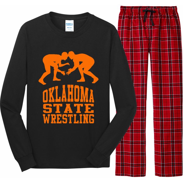 Oklahoma S.T.A.T.E.Wrestling Long Sleeve Pajama Set